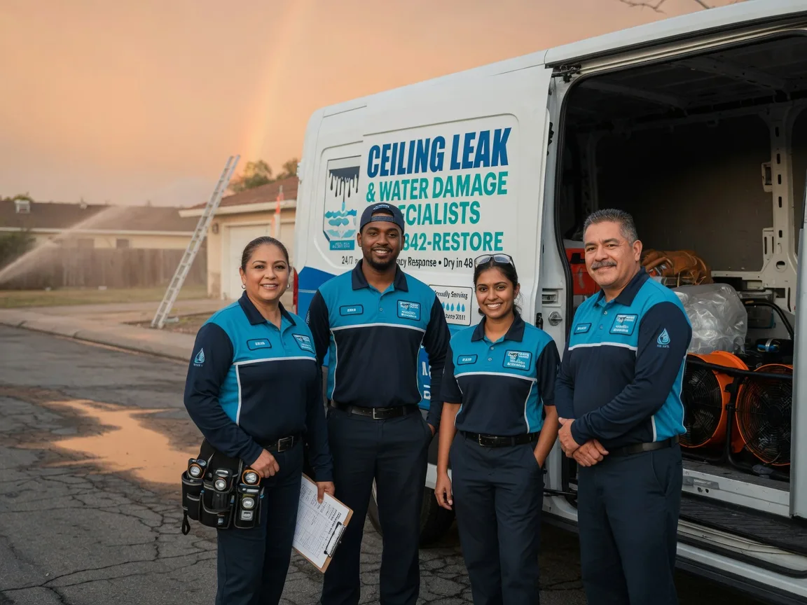 Ceiling Leak Cleanup company in La Prairie, IL